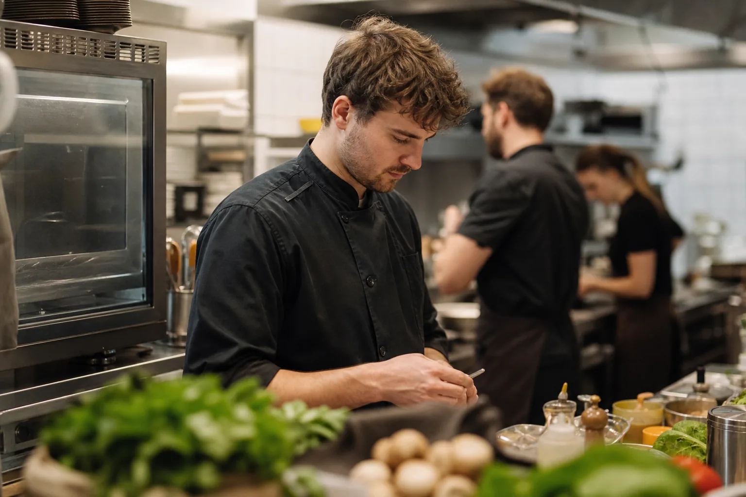 Werk in een Nederlandse horecakeuken. Beeld bij het artikel: Waar loopt de week van een foodtruck in de praktijk meestal vast?